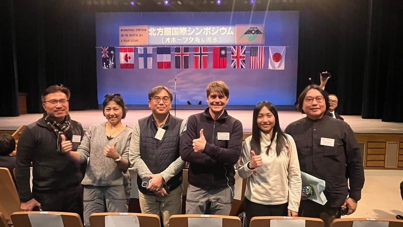 【鄂霍次克海與極地海洋國際研討會】本中心許弘莒主任前往日本北海道進行演講圖片