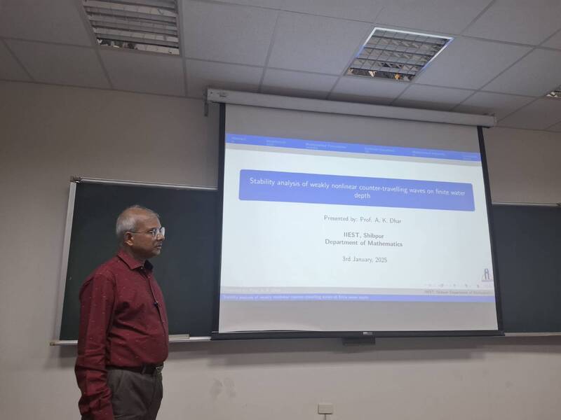 【學術交流】邀請印度學者Prof. Asoke Kumar Dhar 來台進行學術交流圖片